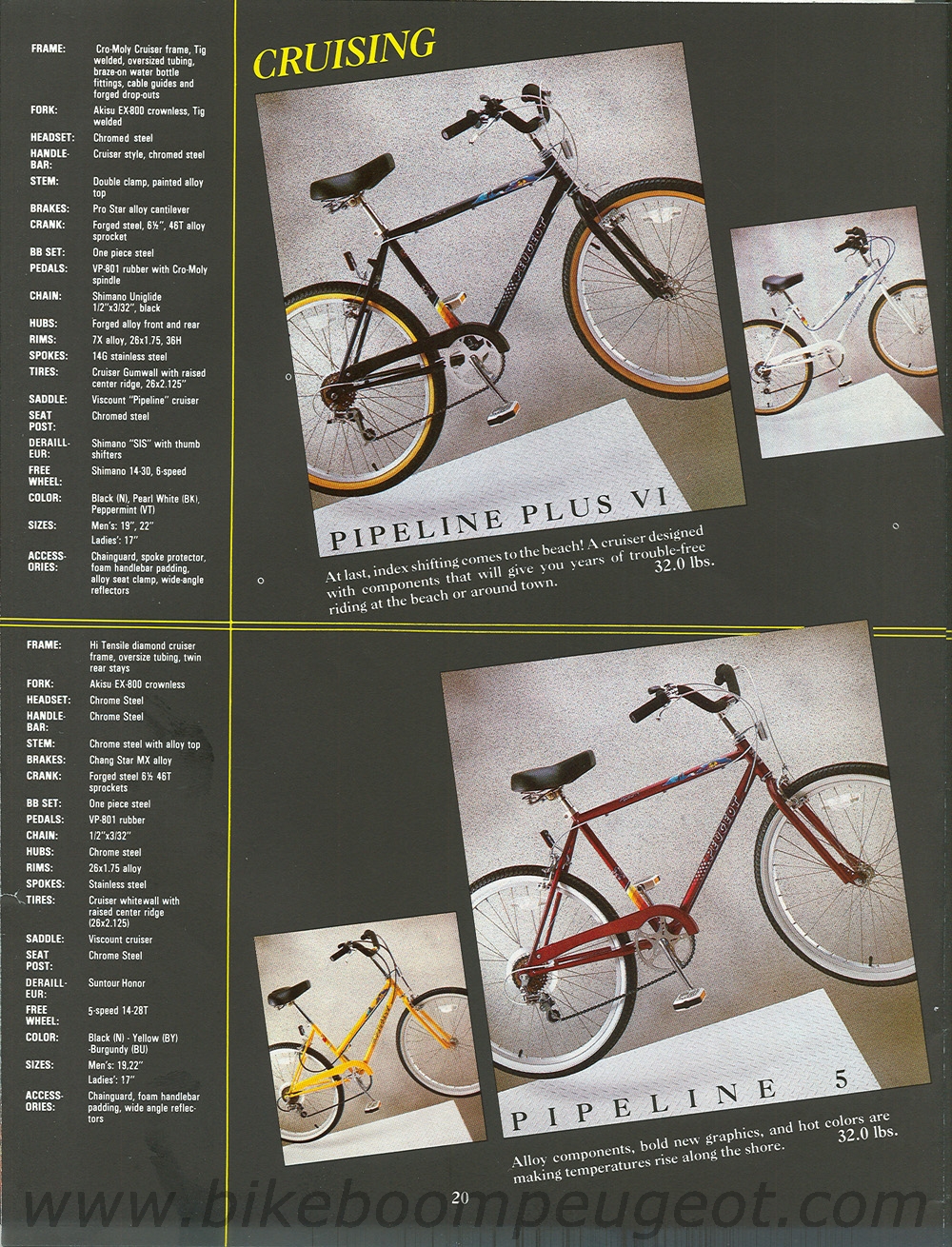 Peugeot 1988 USA Brochure
